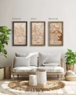 Hölzerne Straßenkarte von Rom - Stadtplan, in einem Eichenrahmen 5 Hölzerne Straßenkarte von Rom - Stadtplan, in einem Eichenrahmen 5